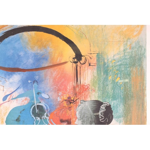 52 - † Jamie Boyd (b.1948), 'Concert with Cellist', limited edition signed abstract print, numbered 35/27... 