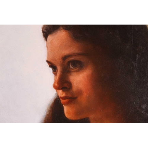 8 - † John Afflick (b.1967) British, portrait of a woman (the sitter believed to be the artist's wife), ... 