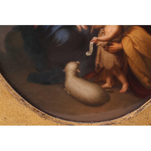 1 - A large KPM Berlin oval porcelain plaque, after Bartolomé Esteban Murillo (1617-1682) Spanish, 'The ... 