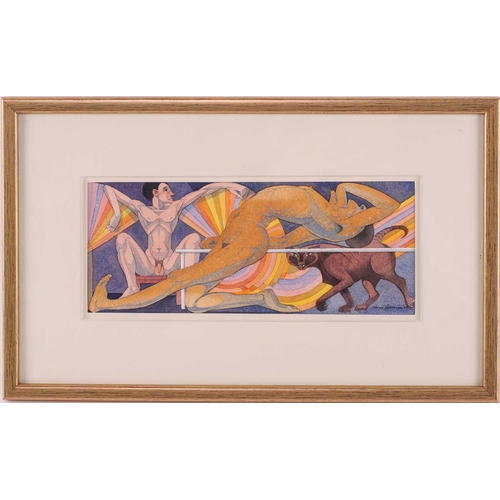 16 - † James Gorman (1931-2005), three watercolours, the largest 17.5 cm x 24.5 cm, each framed and glaze... 