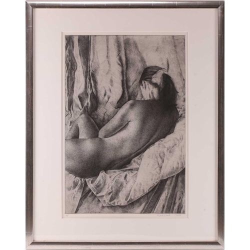 22 - † Mark Clark (b.1959), two etchings, female nudes, the largest an artist proof, signed and dated 200... 