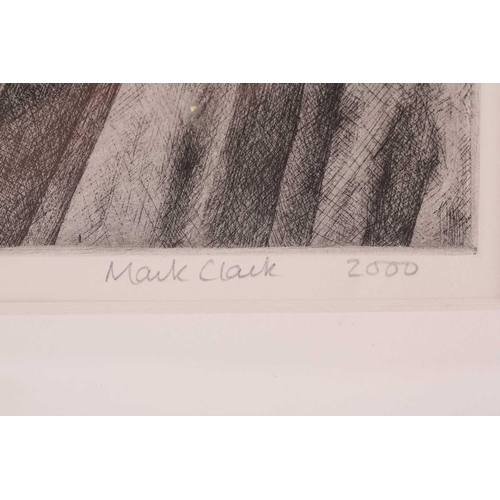 22 - † Mark Clark (b.1959), two etchings, female nudes, the largest an artist proof, signed and dated 200... 