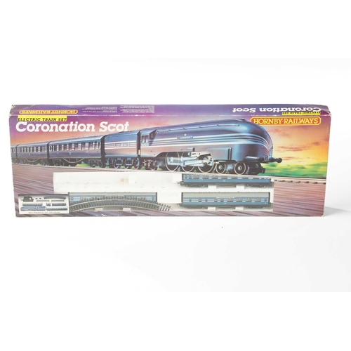 318 - Two Hornby Railways part Electric Train Sets, R778 Flying Scotsman and R836 Coronation Scot (each wi... 