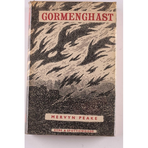 352 - Peake (Mervyn), The Gormenghast Trilogy, 1st editions, London: Eyre & Spottiswoode, 1946-59, 'Titus ... 