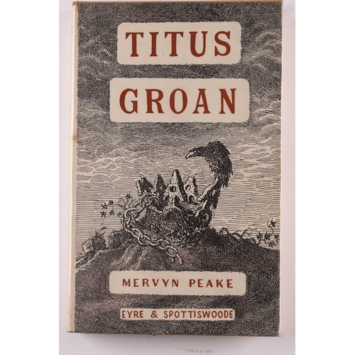 352 - Peake (Mervyn), The Gormenghast Trilogy, 1st editions, London: Eyre & Spottiswoode, 1946-59, 'Titus ... 