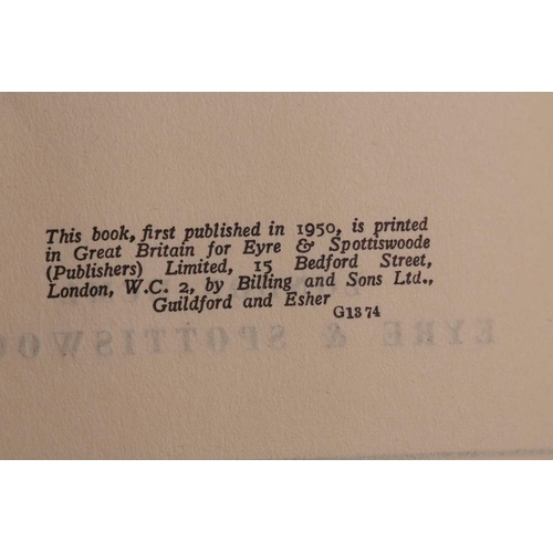 352 - Peake (Mervyn), The Gormenghast Trilogy, 1st editions, London: Eyre & Spottiswoode, 1946-59, 'Titus ... 