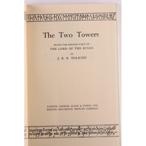 353 - Tolkien (J.R.R.) The Lord of the Rings, 3 volumes in a slip case, George Allen & Unwin Ltd, 'The Fel... 