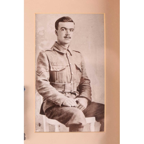 356 - A framed set of First and Second World War medals to R A F Chown, service no.1473784, including his ... 