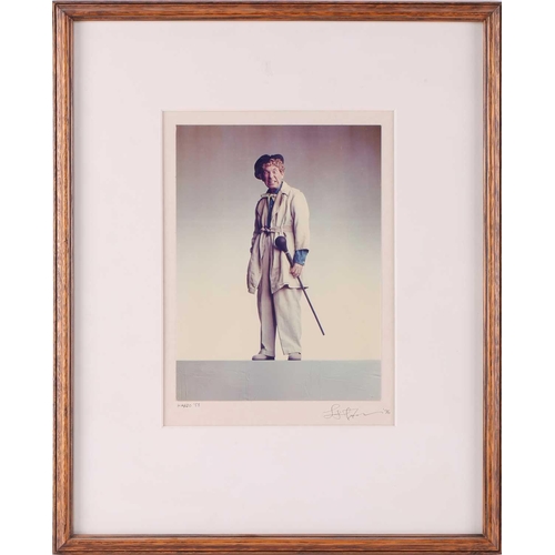 48 - Lester Bookbinder (b.1929), Harpo Marx, a photographic C-print, signed and dated ’96, 21.5 cm x 16 c... 