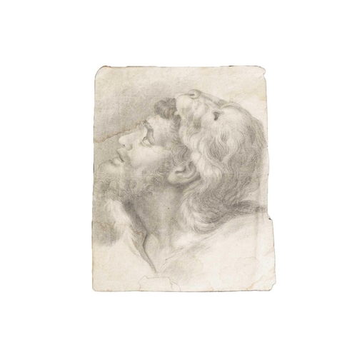 56 - A set of three 18th-century drawings after the old masters, pencil on paper, each 45.5 cm x 32 cm, u... 