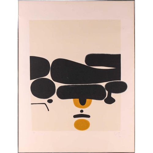 59 - † Victor Pasmore (1908-1998) British, 'Point of Contact no.33', screen print in colours, numbered 10... 