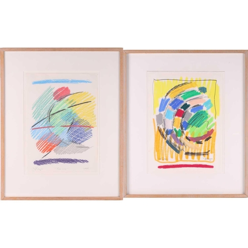 6 - Itamar Martinez (20th/21st century) Brazilian, 'Freeman Series - London & Sutton' a pair, pastel, si... 