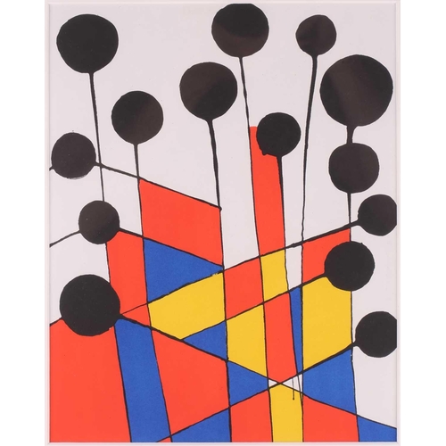 64 - † Alexander Calder (1898-1978), 'Signals', lithograph, published by Maeght Paris, in Derriere le Mir... 