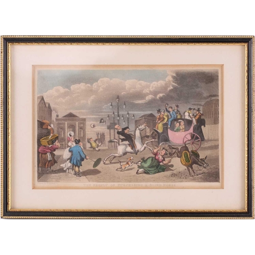 68 - A collection of eleven Rowlandson 'Dr. Syntax' coloured prints, each framed and glazed.