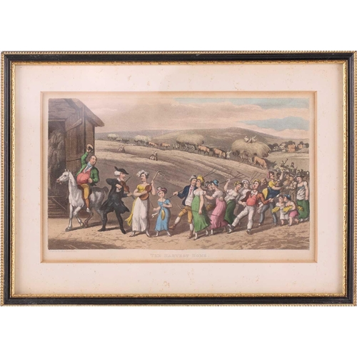 68 - A collection of eleven Rowlandson 'Dr. Syntax' coloured prints, each framed and glazed.