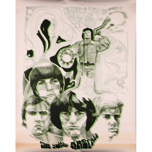 50 - The Young Rascals, 'Grooving on a Sunday Afternoon', a 1960s psychedelic poster designed by Eugene H... 