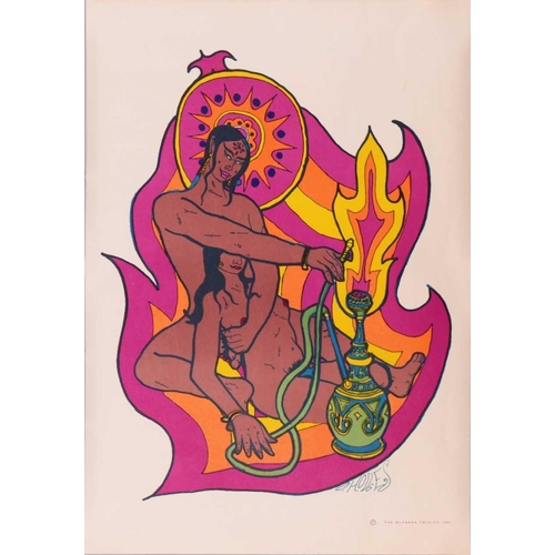 54 - An original 1967 psychedelic poster, 'There & the Centaur', published by Funky Features of San Franc... 