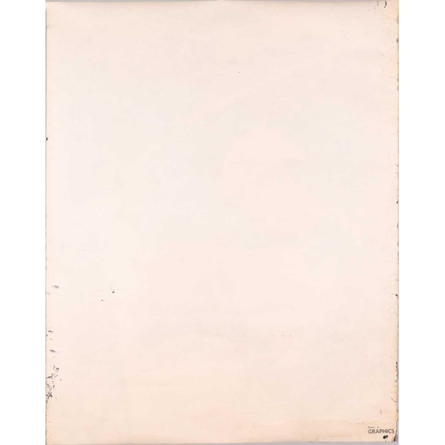 91 - A large 1968 black and white concert poster featuring Mick Jagger, taken by Paul Ryan and printed by... 
