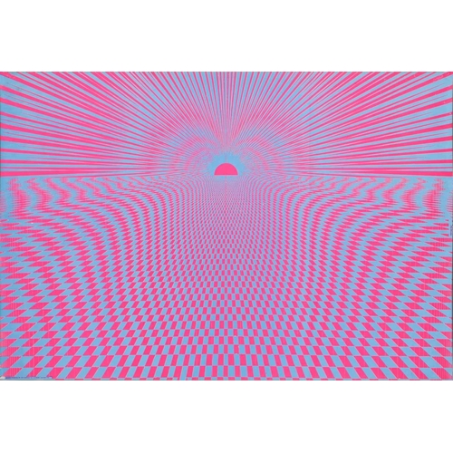 96 - Three original psychedelic black light posters, 'Ascent to Olympus', by Funky Features of Sausalito ... 