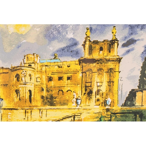 104 - † John Piper (1903-1992), 'Duchene Fountain, Blenheim Palace', limited edition colour print, No: 97/... 