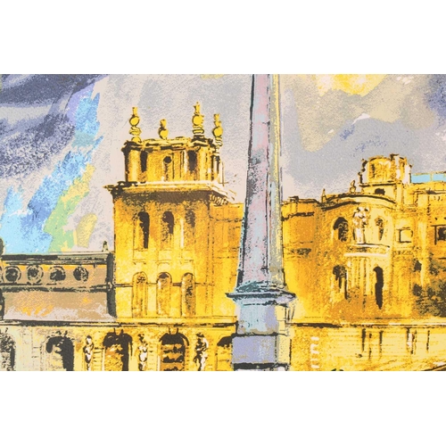 104 - † John Piper (1903-1992), 'Duchene Fountain, Blenheim Palace', limited edition colour print, No: 97/... 