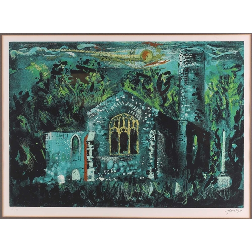 107 - † John Piper (1903-1992), 'Hautbois Church, Norfolk', limited edition screenprint, signed and number... 