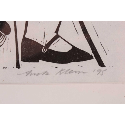 111 - † Anita Klien (b.1960), Australian, 'Dyeing My Hair', drypoint etching, signed dated '98 and numbere... 