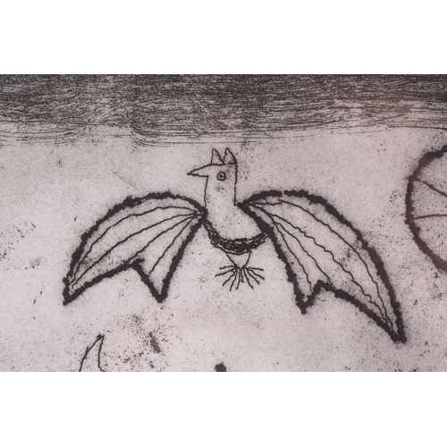 115 - † Julian Trevelyan (1910-1988), ‘Wings of a Dove’, etching and aquatint, studio stamped, numbered 20... 