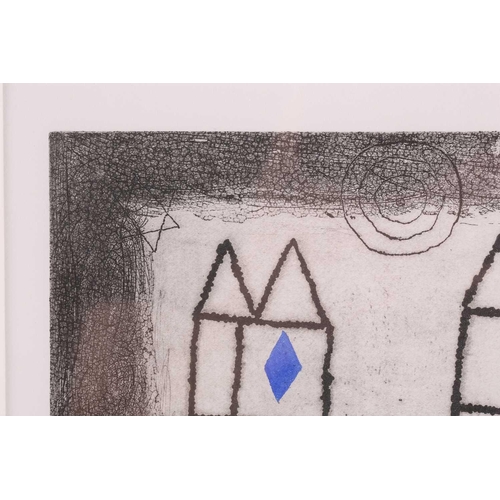 120 - † Julian Trevelyan (1910-1988), ‘The Well of Loneliness’, Late Dream City Series, etching and aquati... 