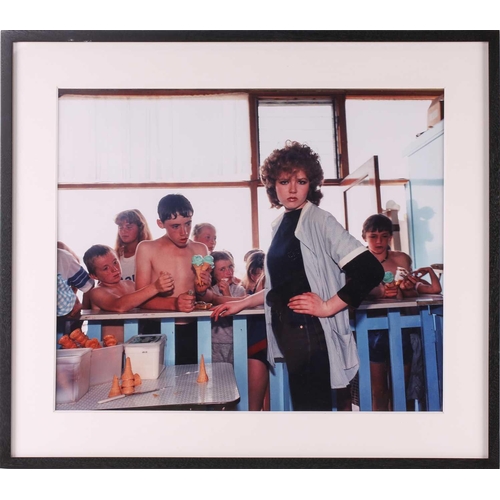 123 - † Martin Parr (b.1952), Untitled (Girl Serving Ice Cream), 1983-1985, archival pigment print, printe... 