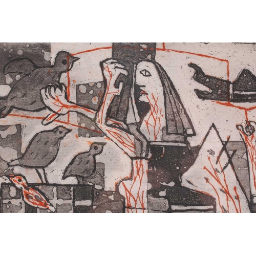 126 - † Julian Trevelyan (1910-1988) – ‘Cretan Witches’, etching and aquatint, signed and dated 1964, numb... 