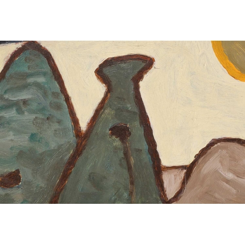 3 - † Julian Trevelyan (1910-1988), 'Cappadocia', oil on board, signed and dated 1970, 59 cm x 49 cm in ... 