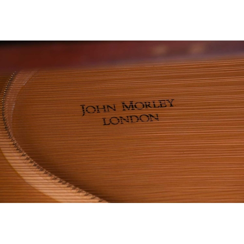 309 - Johannes Morley: A mahogany-cased clavichord with a hinged cover the movement lined in sycamore and ... 