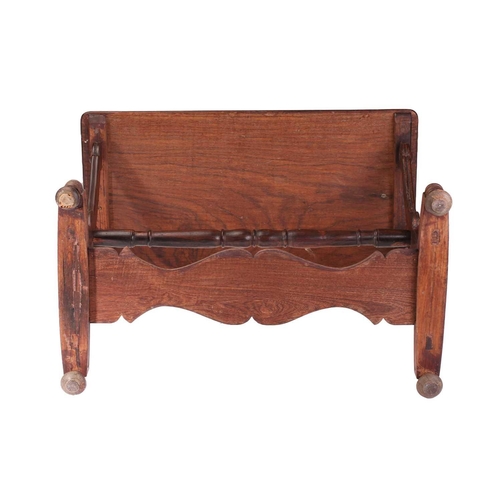 312 - A 19th-century style Anglo-Indian padauk wood side table, probably first quarter of the 20th century... 