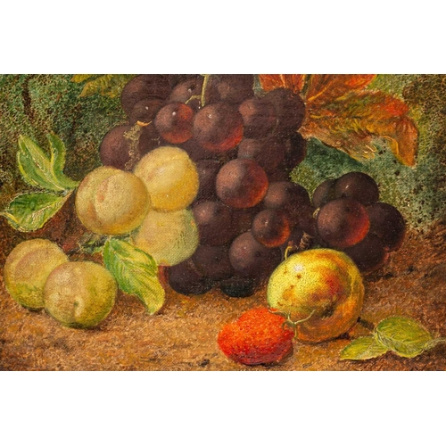 34 - Vincent Clare (1855-1930), still life of fruit, oil on canvas, signed to lower right corner, 29.5 cm... 