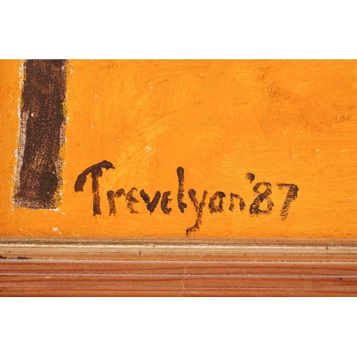 35 - † Julian Trevelyan (1910-1988), 'Venice', signed and dated ’87, oil on canvas, New Grafton Gallery l... 