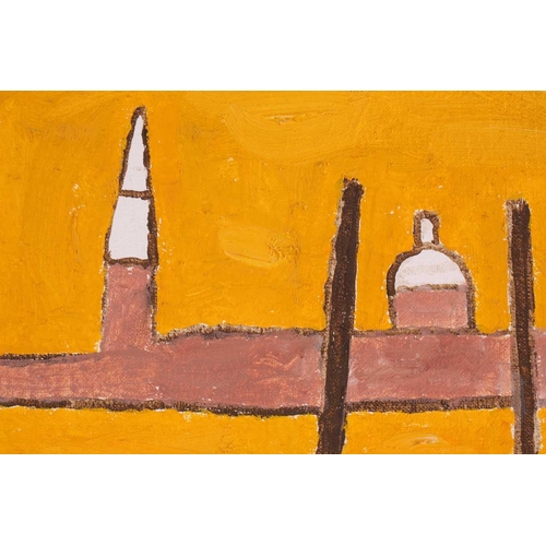 35 - † Julian Trevelyan (1910-1988), 'Venice', signed and dated ’87, oil on canvas, New Grafton Gallery l... 