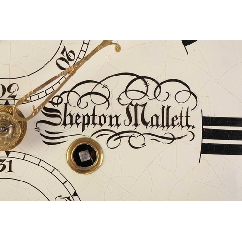 358 - D. Gaite, Shepton Mallet, an early 19th century mahogany eight day longcase clock, with brass ball f... 