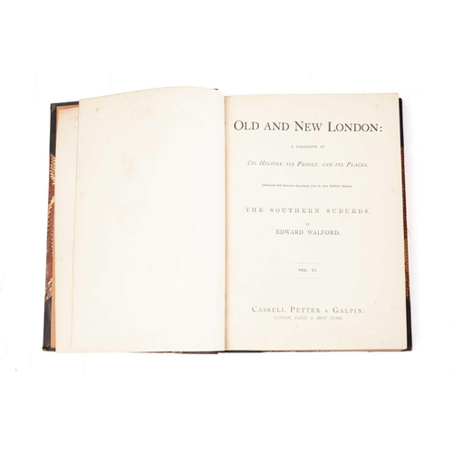 363 - A large collection of books related to London, including Nightingale, Rev. Joseph: History of London... 