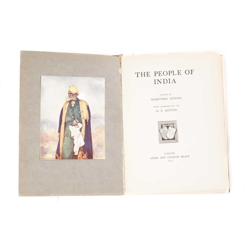 368 - Menpes, Mortimer: The People of India, War Impressions, Durbar, India, Venice, World's Children, Bri... 