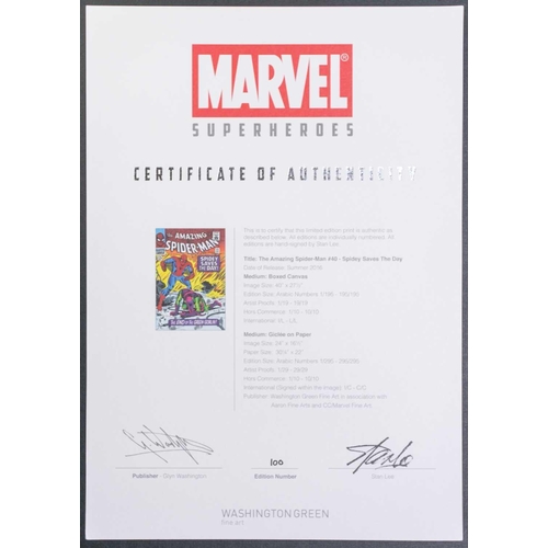 373 - Marvel Super Heroes, a sealed folio limited edition number 100 of six colour prints including # 1 Ir... 