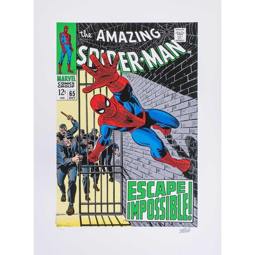 373 - Marvel Super Heroes, a sealed folio limited edition number 100 of six colour prints including # 1 Ir... 