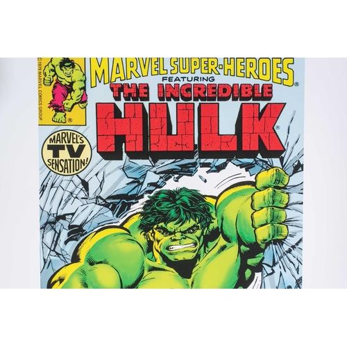 373 - Marvel Super Heroes, a sealed folio limited edition number 100 of six colour prints including # 1 Ir... 