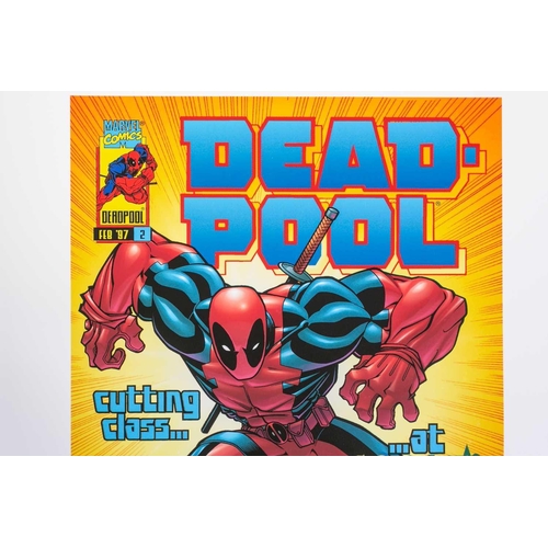 387 - Marvel Super Heroes, a sealed limited folio edition number 34 of six colour prints including #2 Dead... 