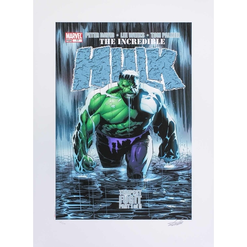 387 - Marvel Super Heroes, a sealed limited folio edition number 34 of six colour prints including #2 Dead... 