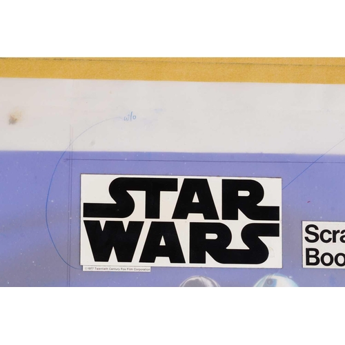 392 - A collection of five items of original 1977 Star Wars artwork, created for Letraset, who 20th Centur... 