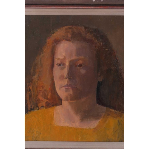 5 - † Nicolas Granger-Taylor (b.1963), 'Kim Barrett', 1990-1991, oil on board, 31.7 cm x 28 cm framed an... 