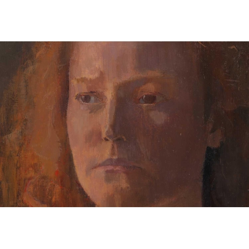 5 - † Nicolas Granger-Taylor (b.1963), 'Kim Barrett', 1990-1991, oil on board, 31.7 cm x 28 cm framed an... 