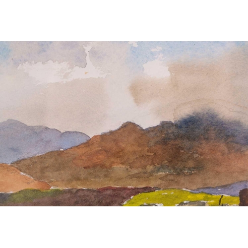 57 - † James Fletcher-Watson (1913-2004), 'Loch Sheldaig', signed watercolour, artist's label on the reve... 