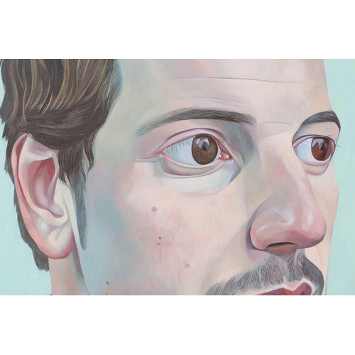 60 - † James Hague (b.1970), Portrait of Luke, oil on board, 32 cm x 22 cm, unframed